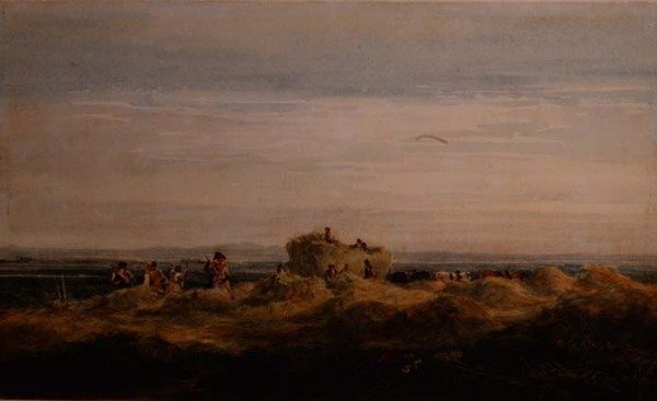 Hayfield by David Cox