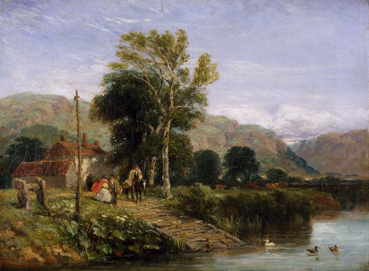 Vapuru Beklerken, 1845 by David Cox