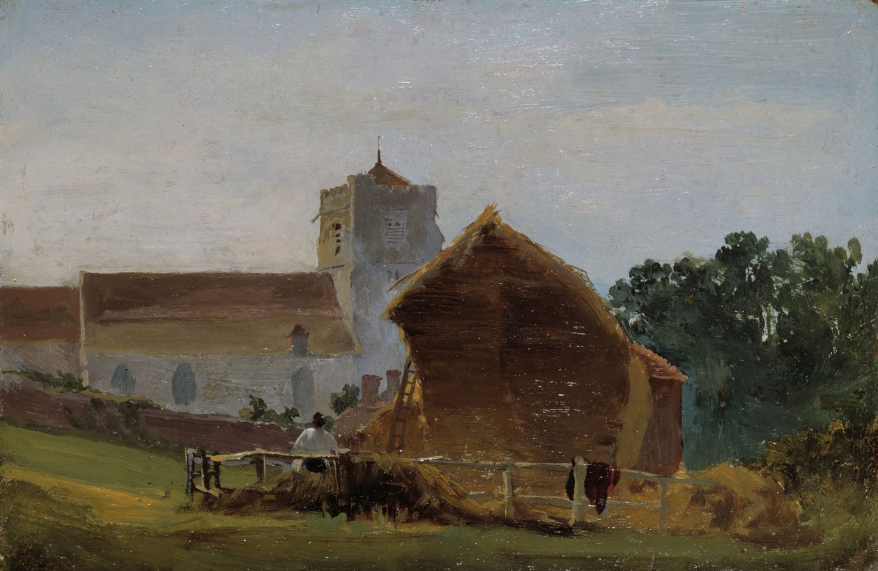 Tüm Azizler Kilisesi, Hastings, 1812. by David Cox the elder