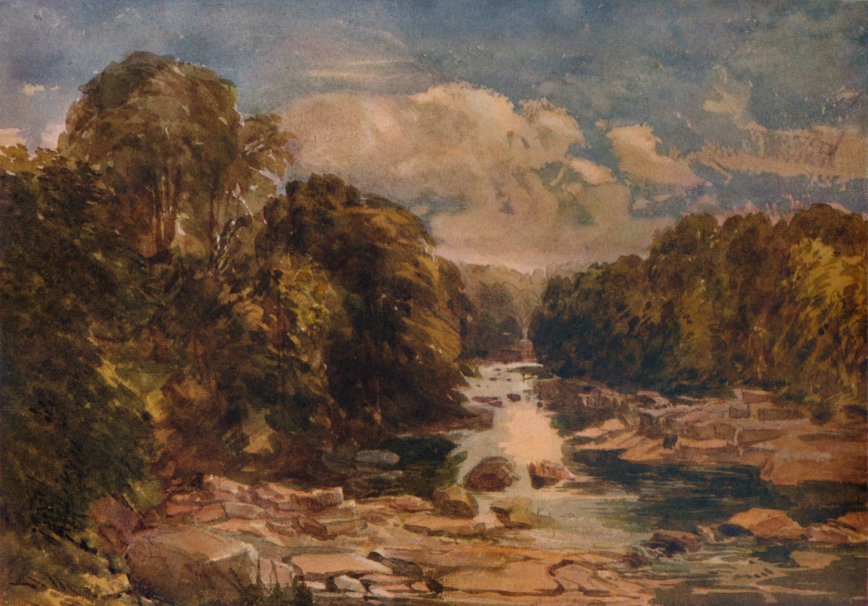 Tees üzerinde Rokeby, c1841 by David Cox the elder