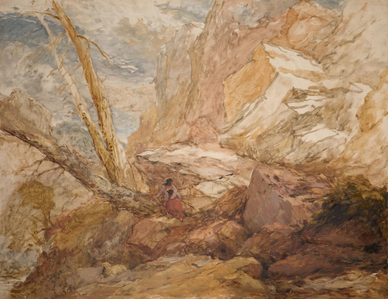 Kayıp Kuzu, 1853. by David Cox the elder