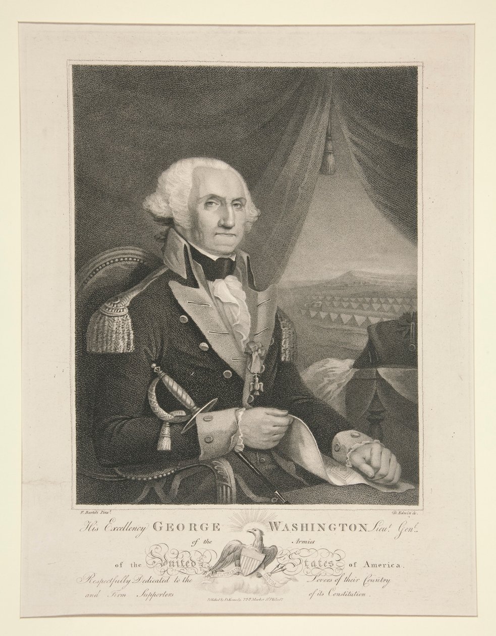 Ekselansları George Washington Lieu.t Gen.l by David Edwin