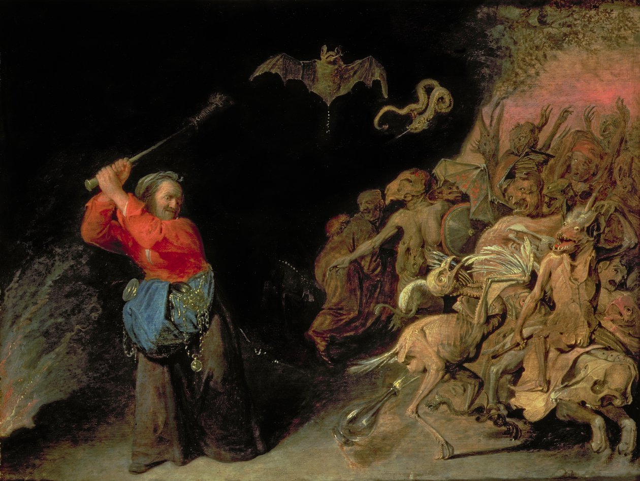 Dulle Griet (Mad Meg) Cehenneme baskın yapıyor by David III Ryckaert
