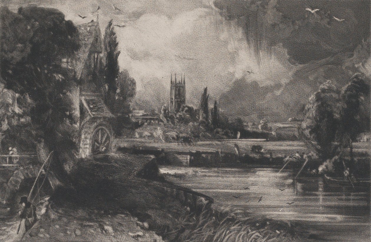 Bir Değirmen, 1832. by David Lucas