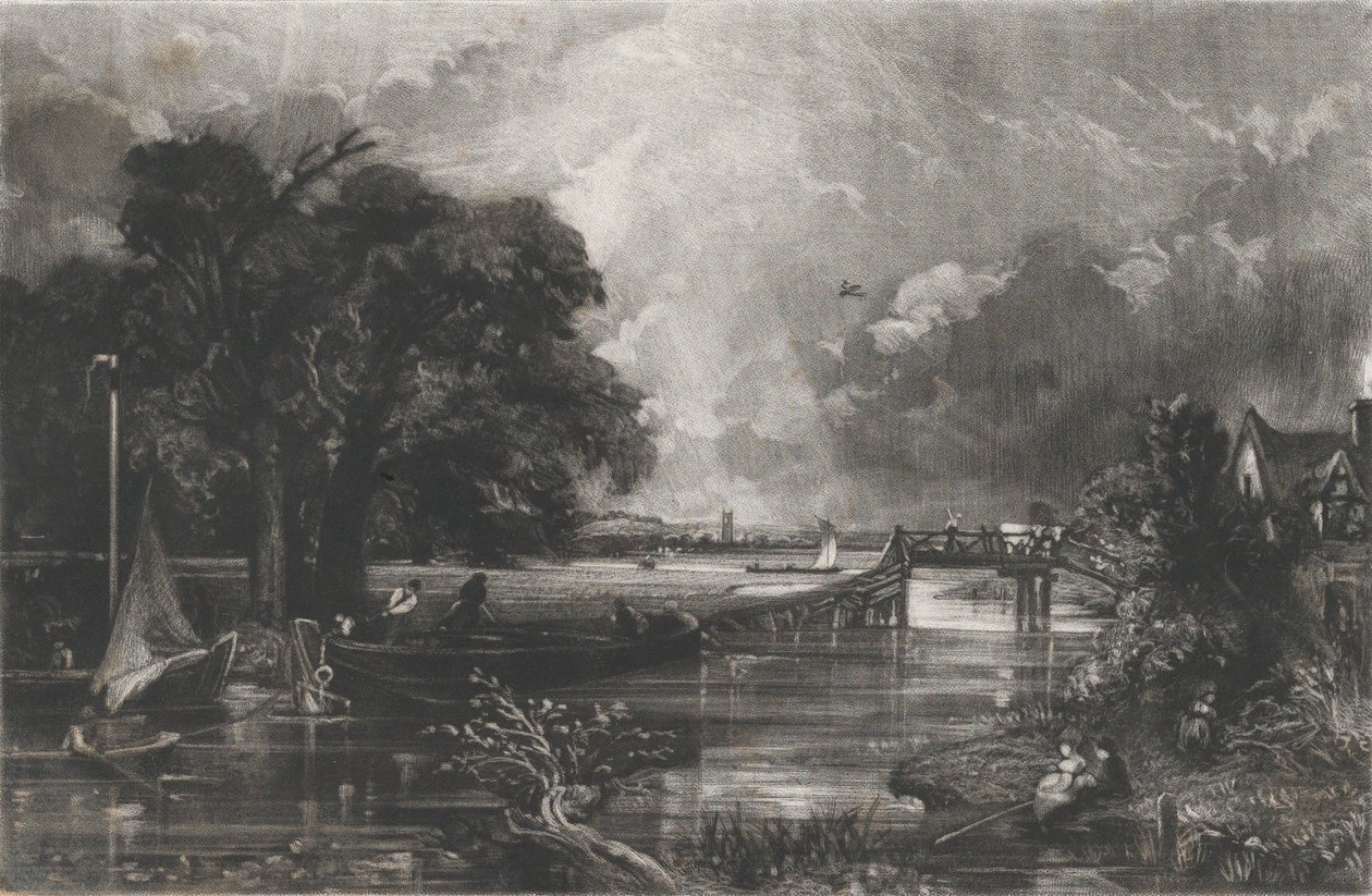 Stour Nehri, 1831. by David Lucas