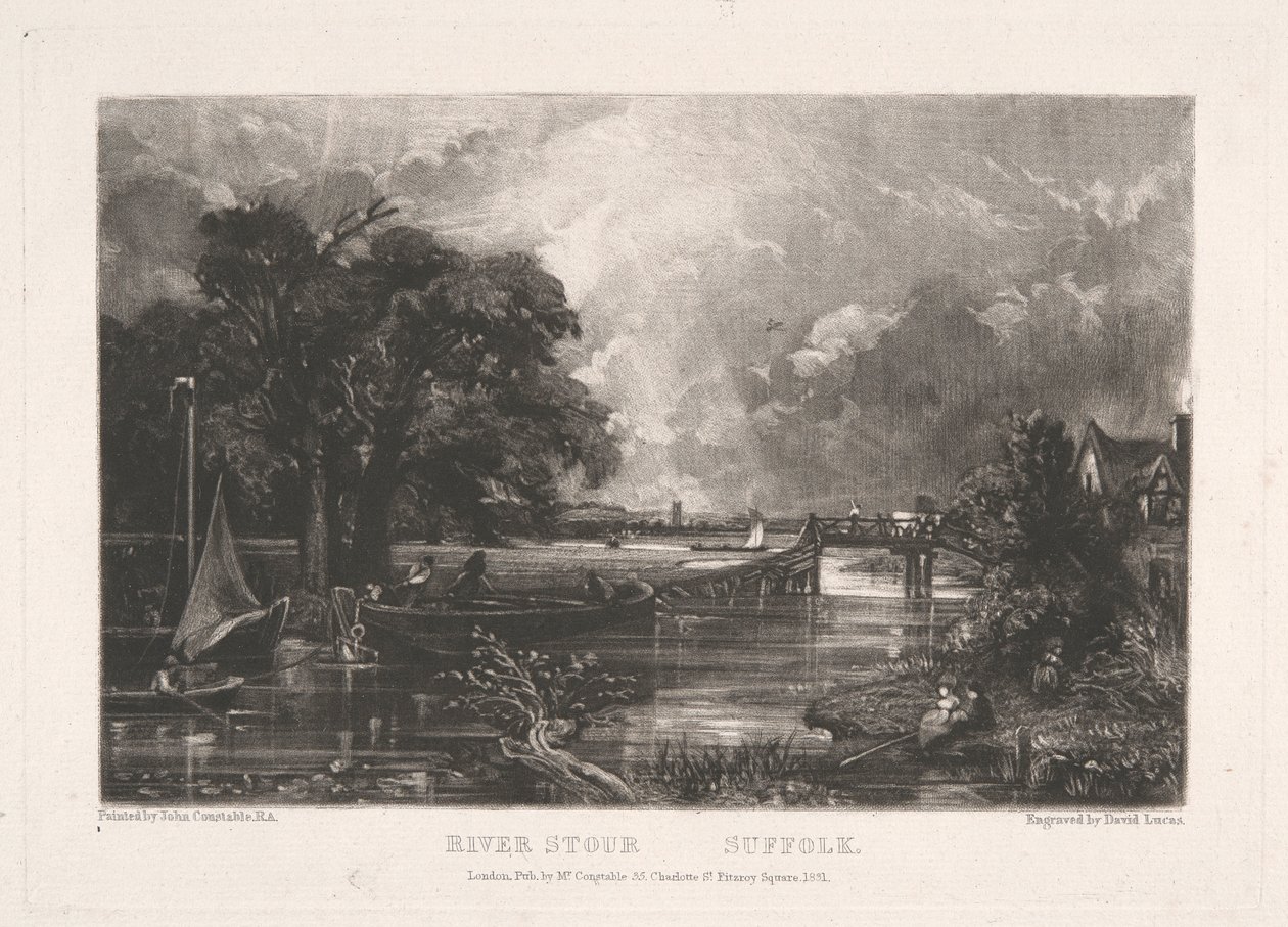 Nehir Stour, Suffolk by David Lucas