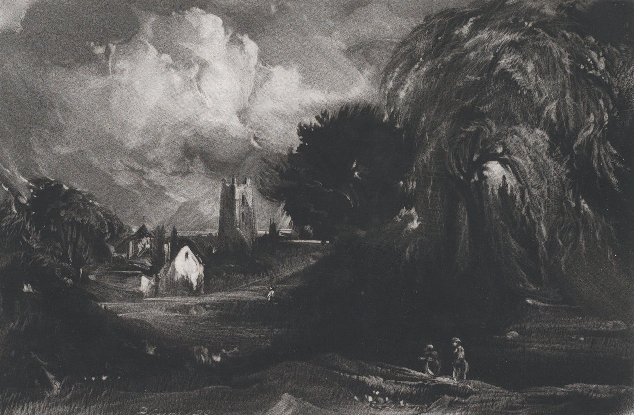 Stoke-by-Neyland, 1829. by David Lucas