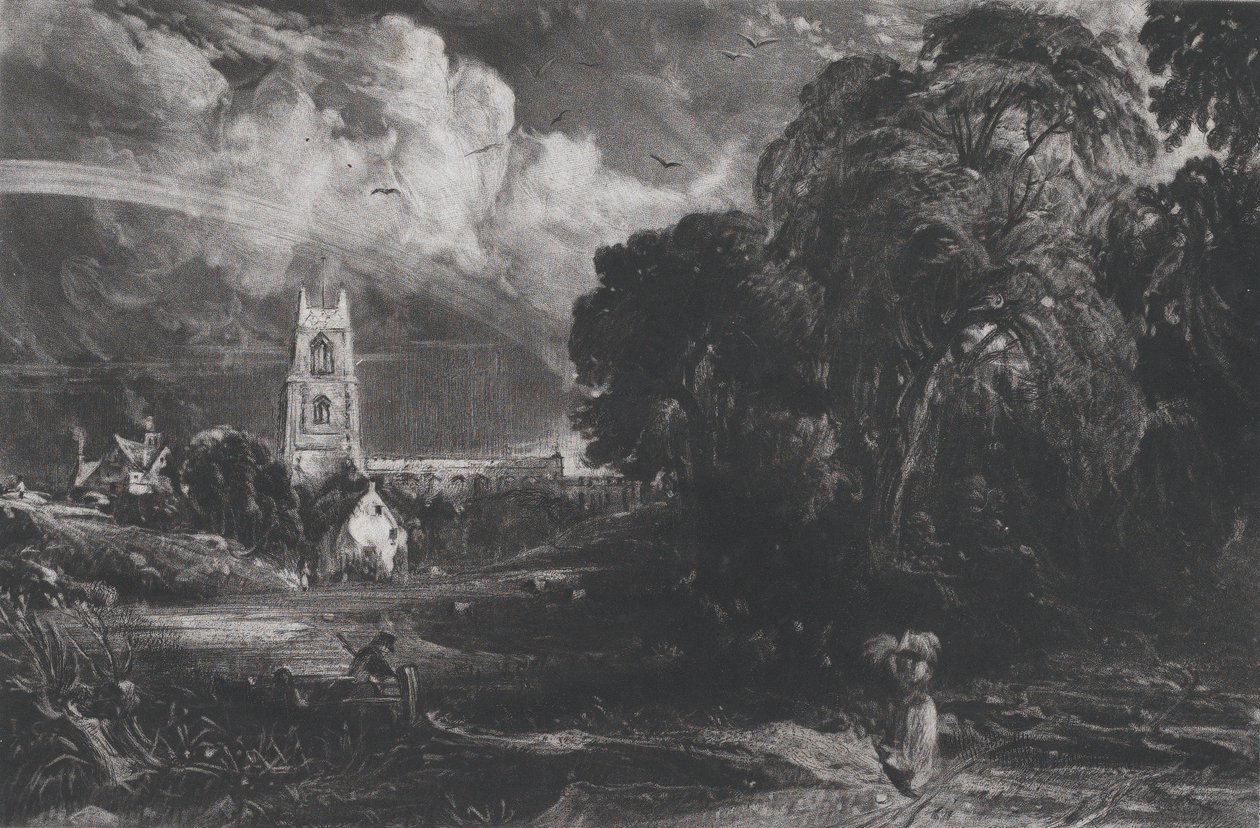 Stoke-by-Nayland, 1830. by David Lucas