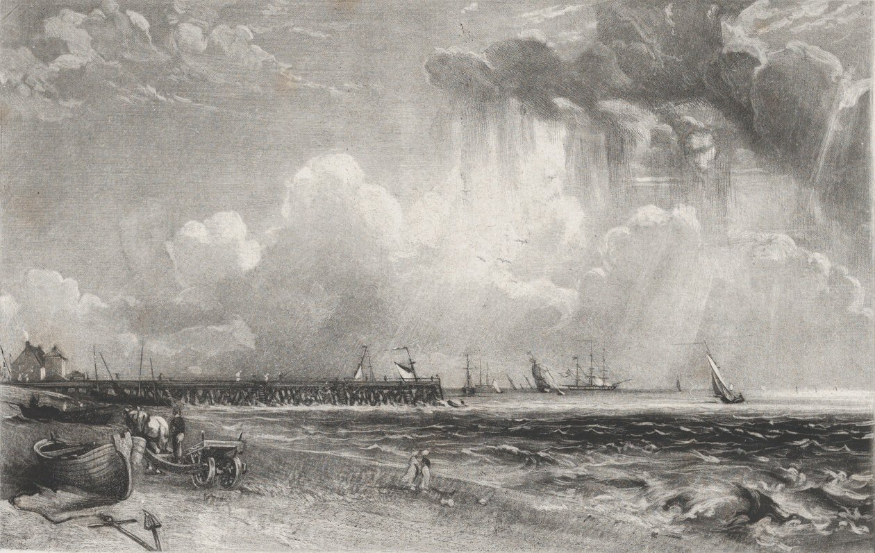 Yarmouth, Norfolk, 1830. by David Lucas
