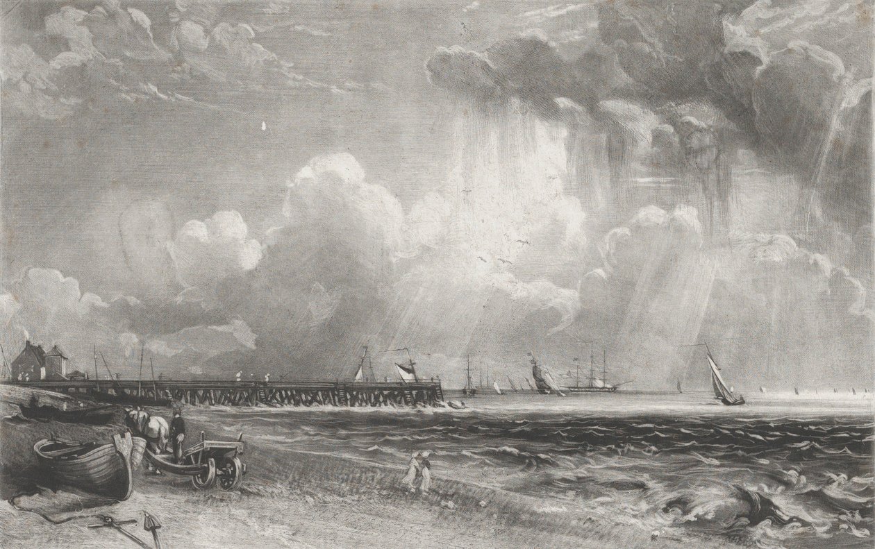 Yarmouth, Norfolk, 1832. by David Lucas