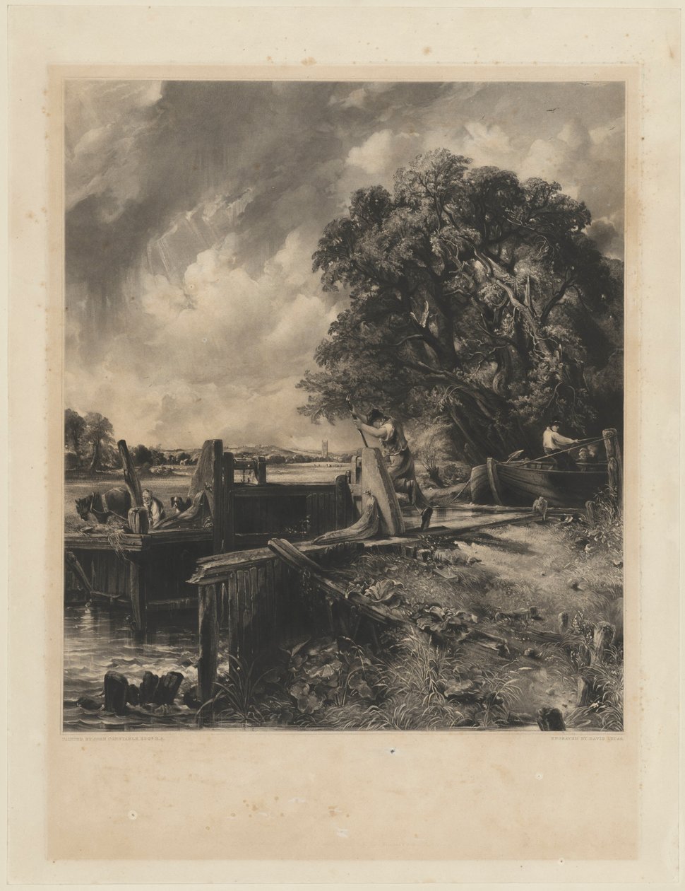 Kilit by David Lucas after John Constable