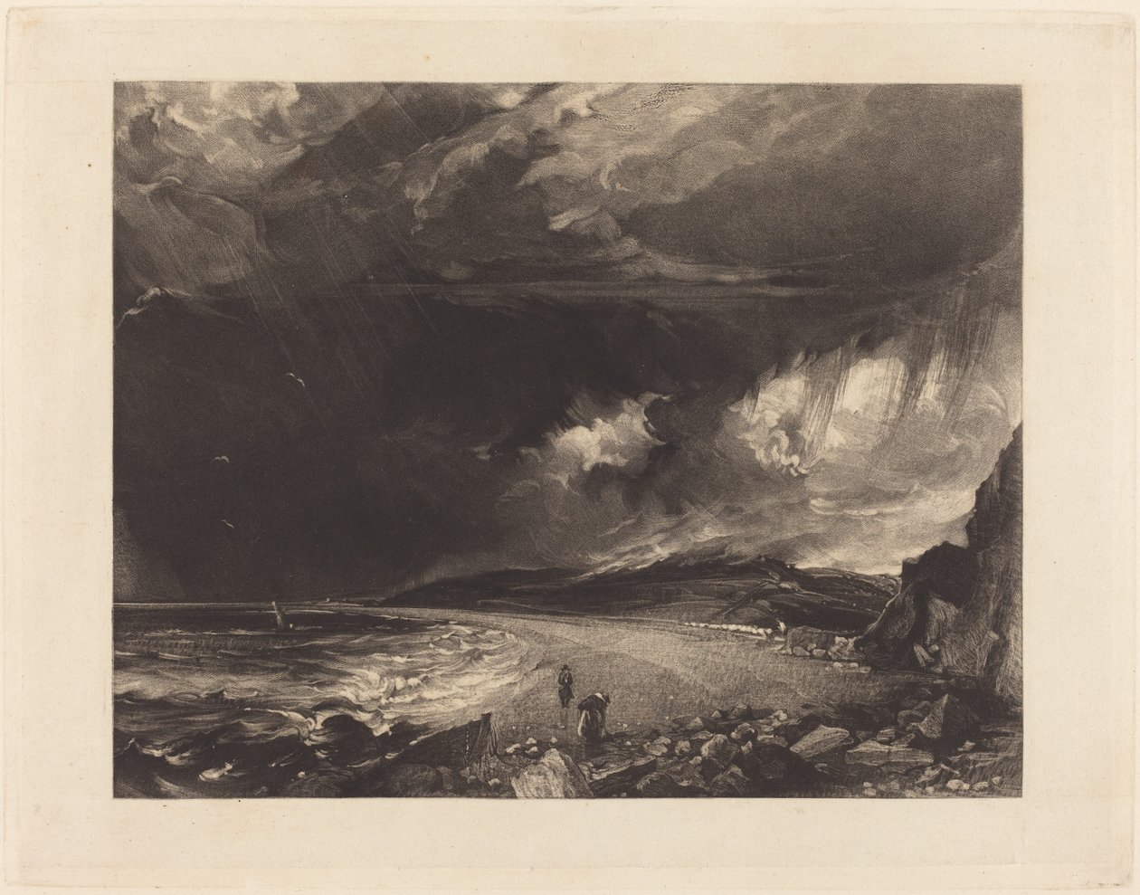 Weymouth Körfezi by David Lucas after John Constable