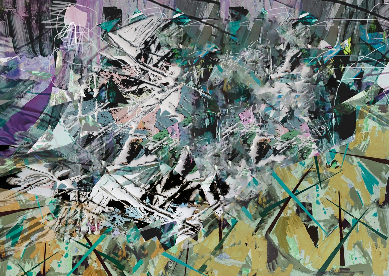 Tanglewood, 2017, Ahşap Panel Üzerine Karışık Teknik. by David McConochie