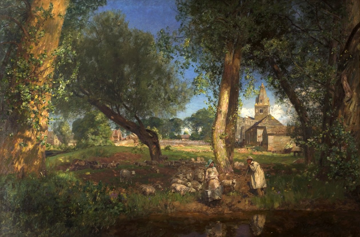 Tithe Ahırları, 1905 by David Murray