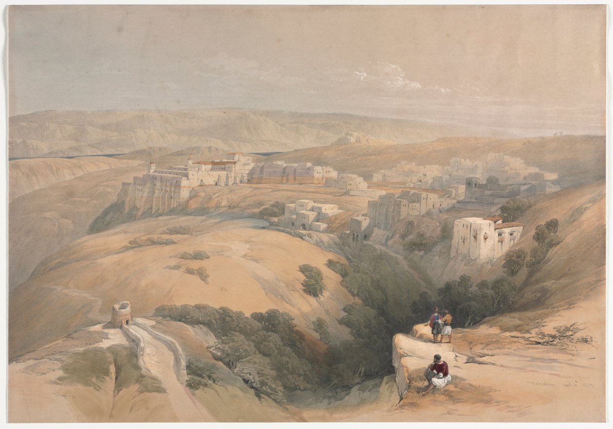 Beytüllahim, 1839. by David Roberts
