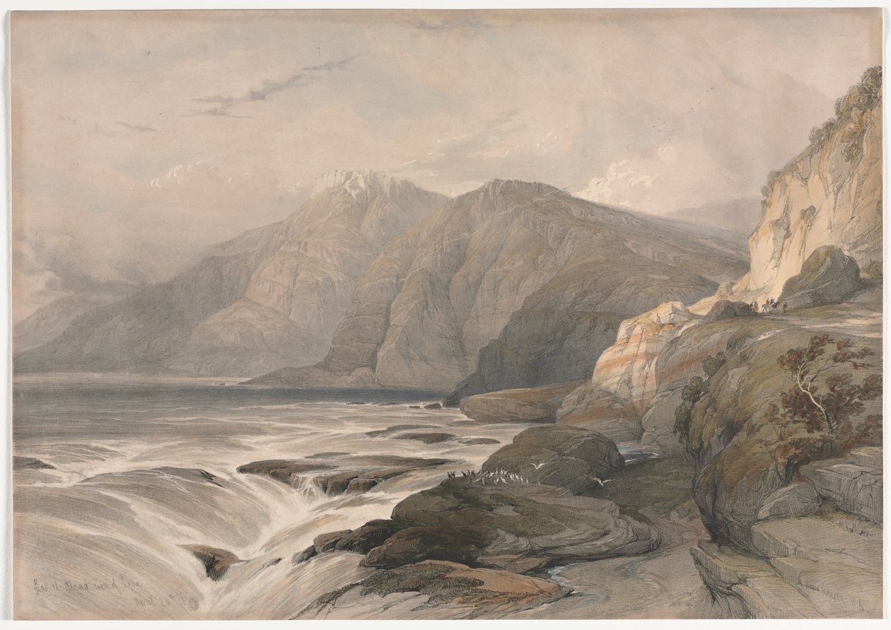 Suriye Sahili, 1839. by David Roberts