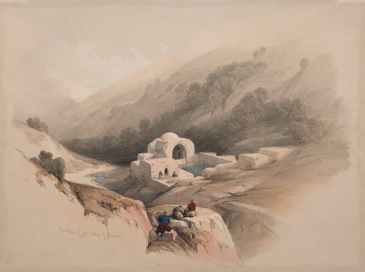 Eyüp Çeşmesi, Hinnom Vadisi by David Roberts