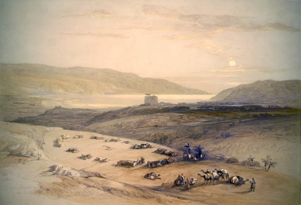 Jericho ve Ölü Deniz by David Roberts