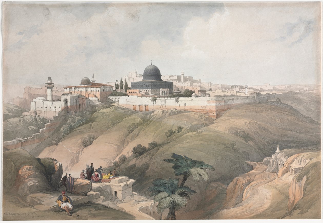 Kudüs, 1839. by David Roberts
