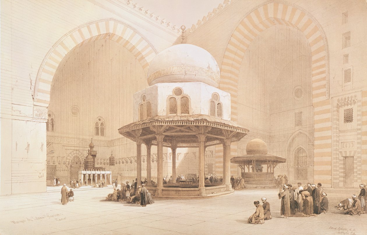 Sultan Hasan Camii, 1848 by David Roberts