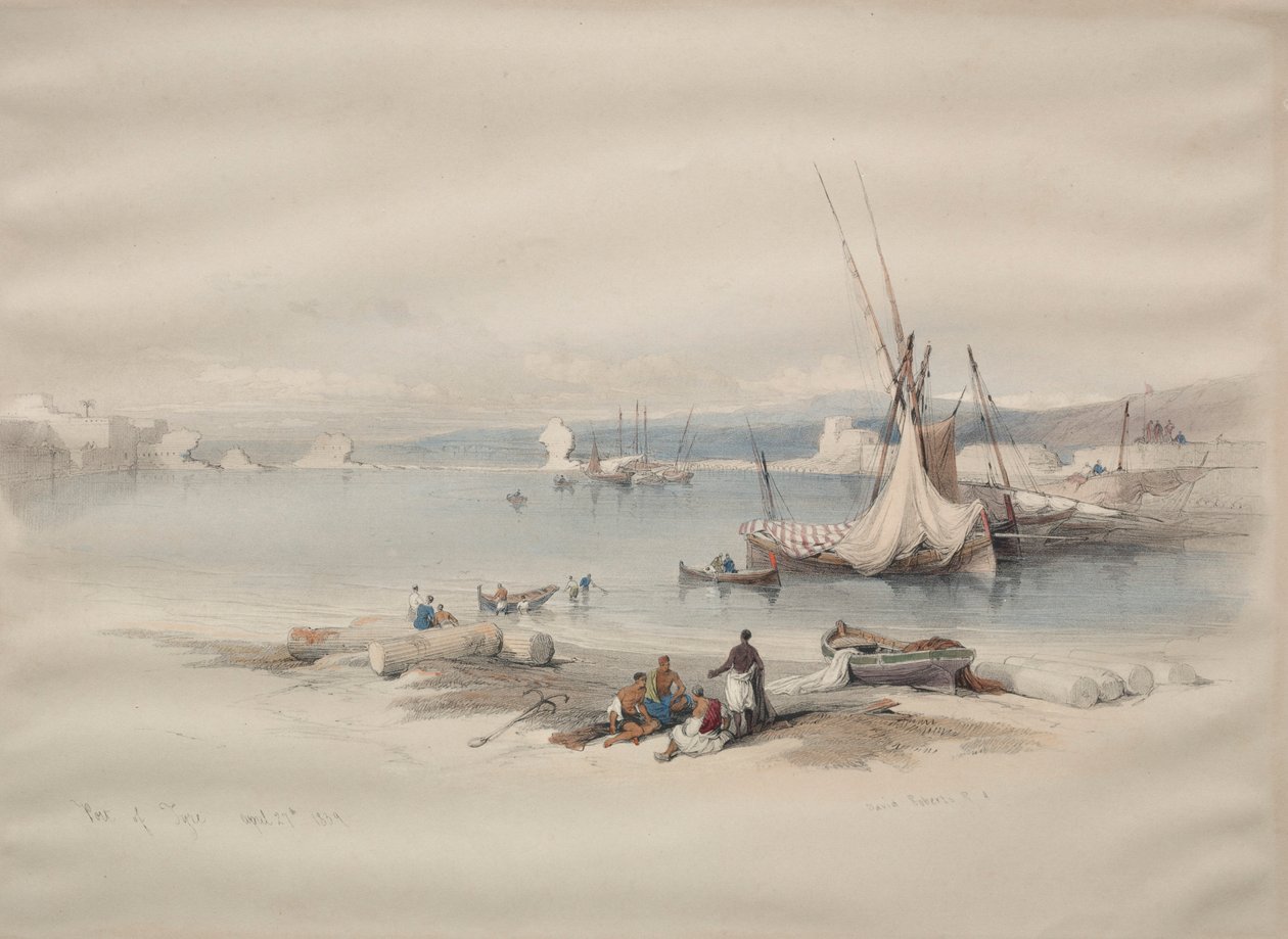 Tire Limanı, 1839. by David Roberts