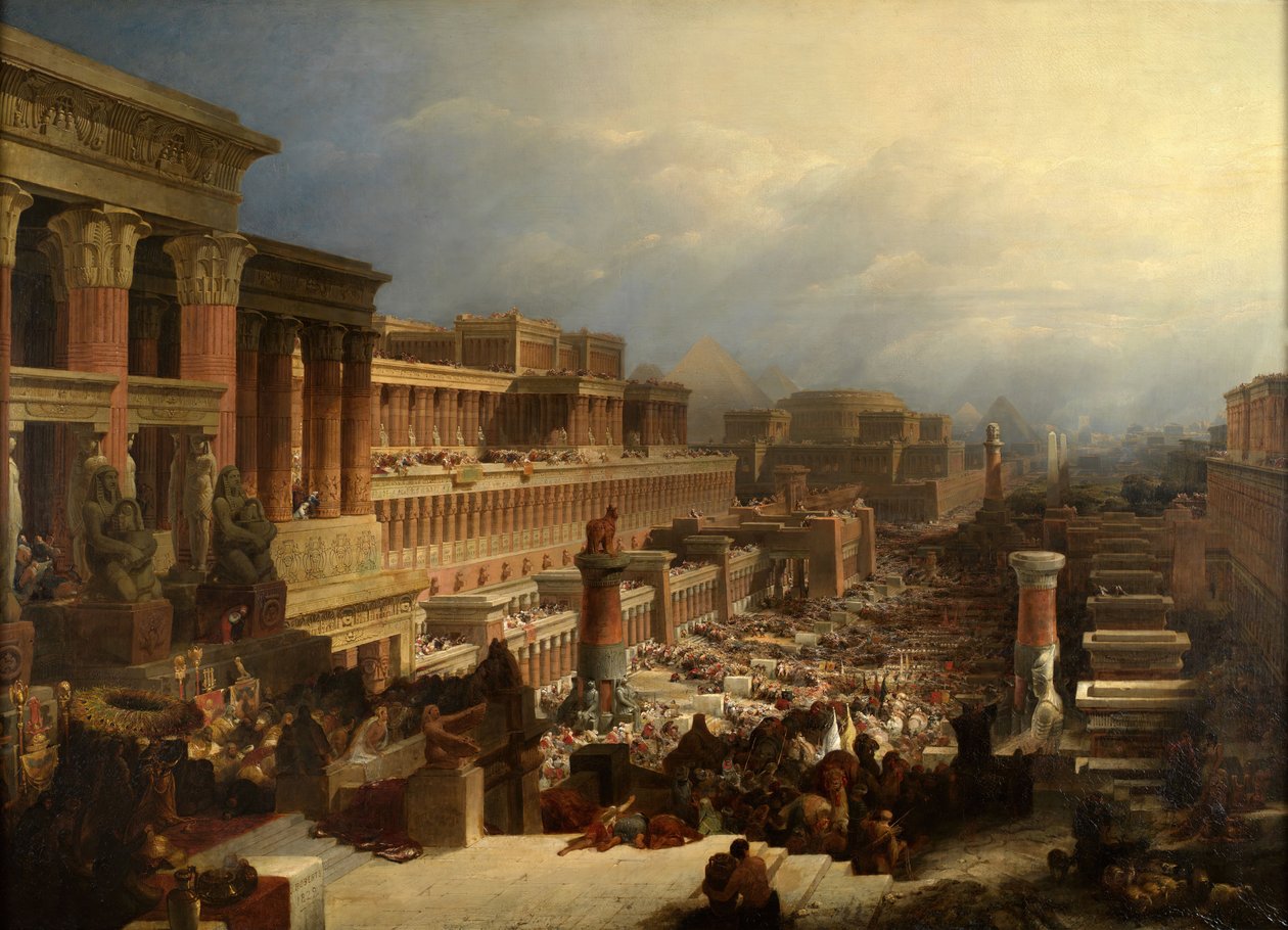 İsrailoğullarının Ayrılışı, 1829 by David Roberts