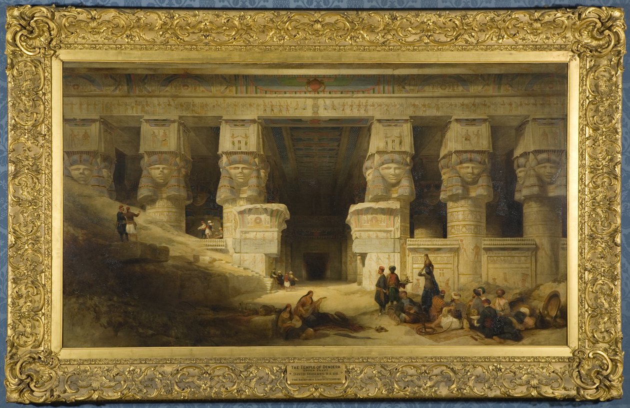Dendera Tapınağı, Yukarı Mısır by David Roberts