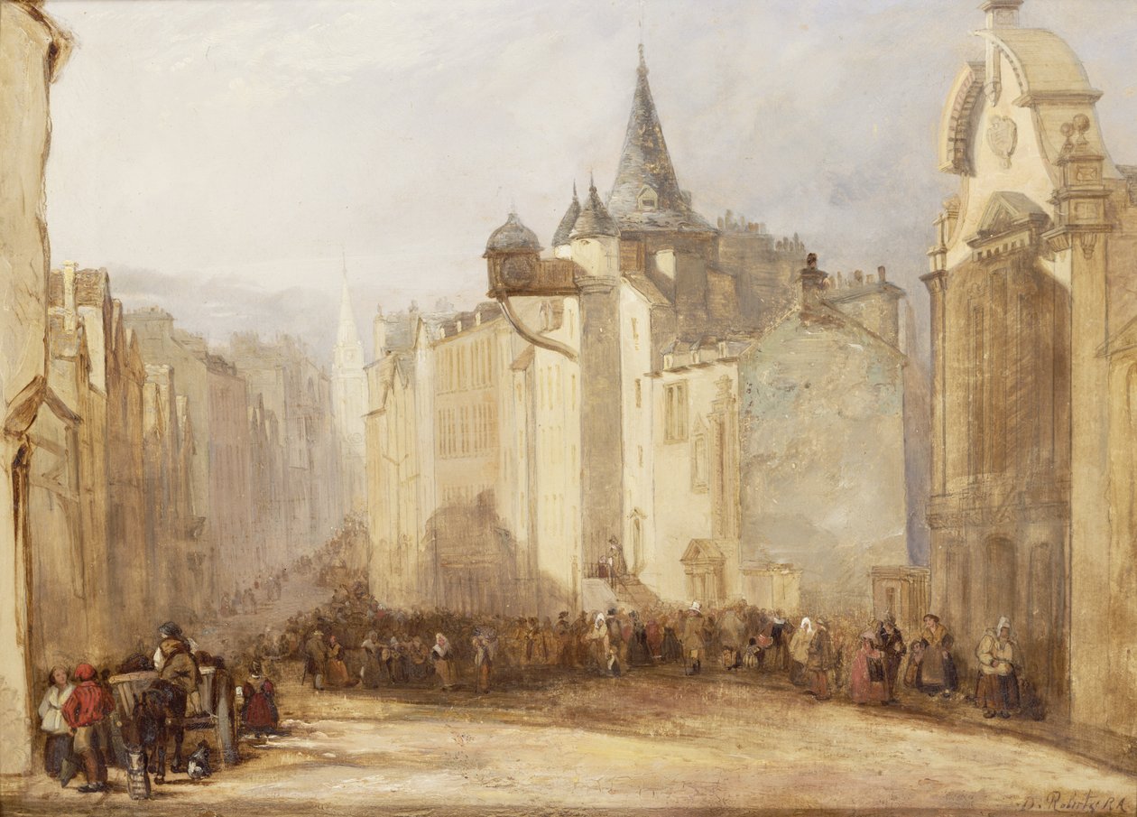 Toll House, Edinburgh by David Roberts
