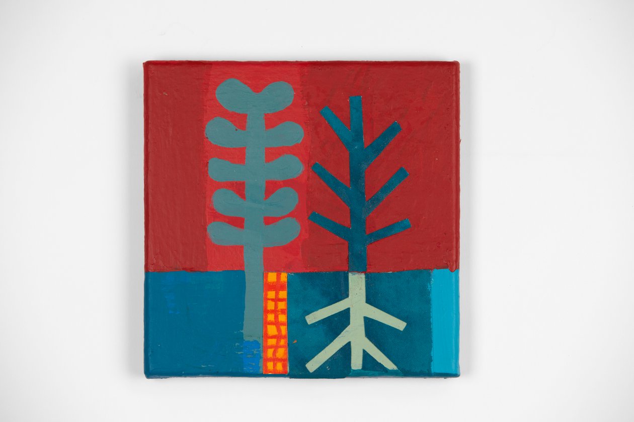 Vahşi Ateş, 2021 (boya ve kolaj) by David Shillinglaw