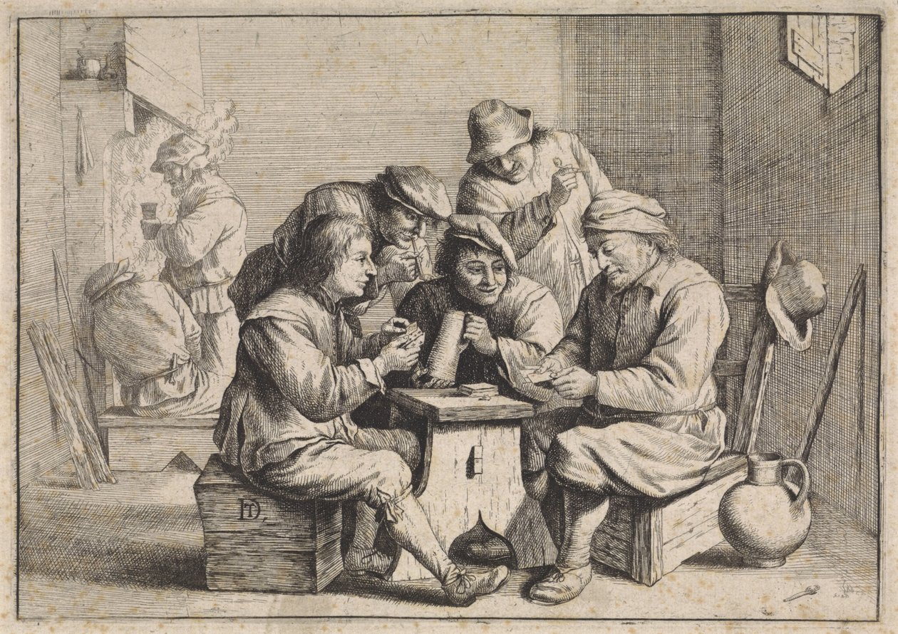 kart oyuncuları by David Teniers (II)