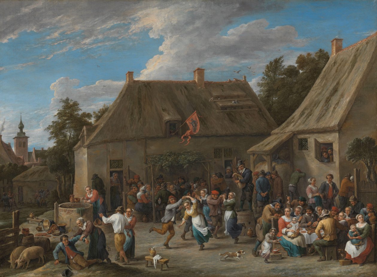 Köylü Fuarı Aziz George Günü Lunaparkı by David Teniers (II)