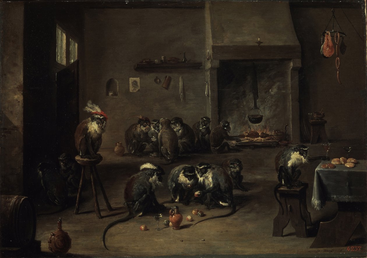 Mutfaktaki Maymunlar, 1640