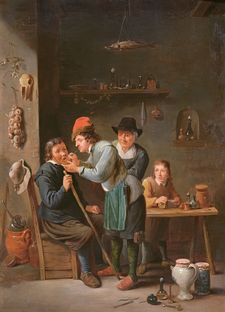 Diş Çıkarıcı by David Teniers the Younger