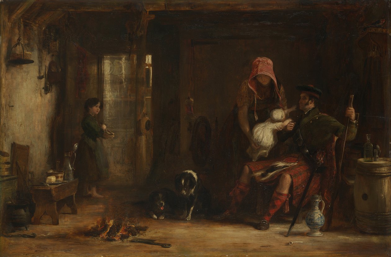Yayla Ailesi, 1824. by David Wilkie