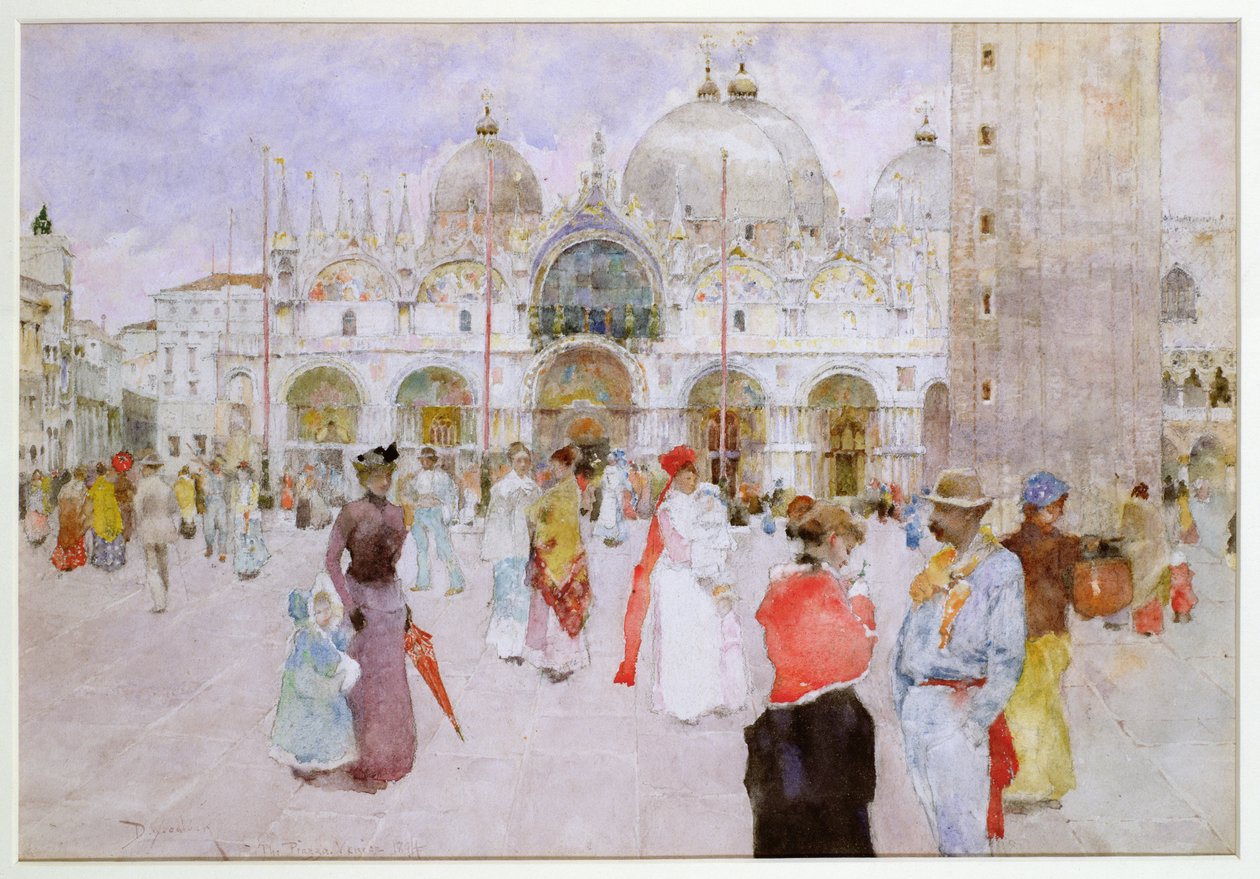 Piazza di San Marco, Venedik by David Woodlock