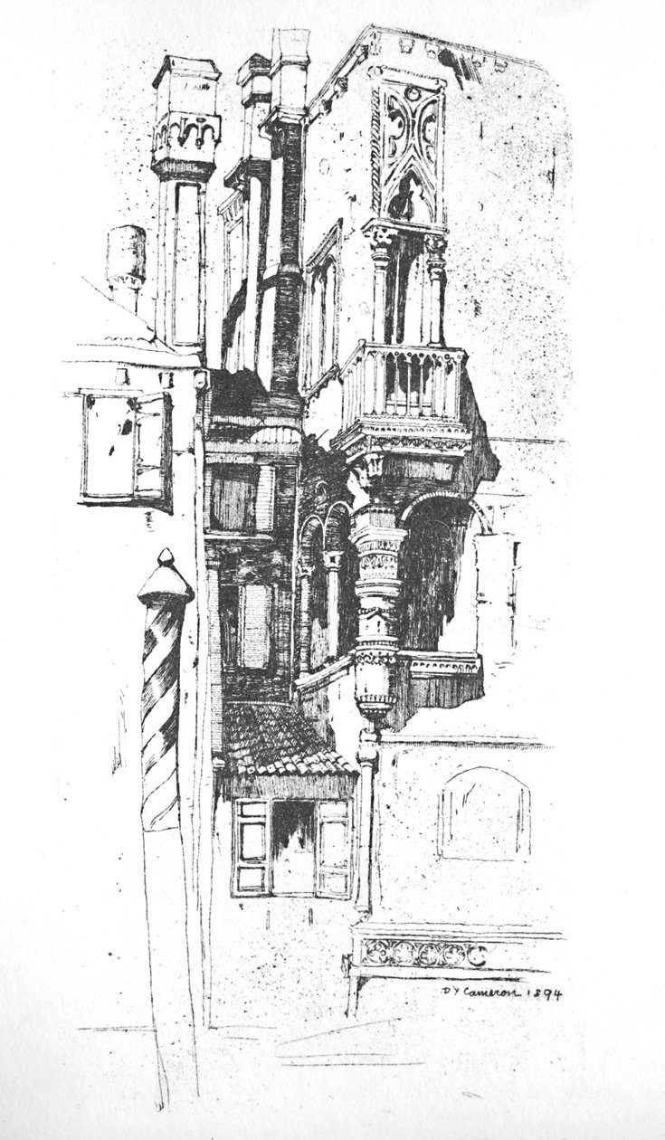 Tintorettos Evi, c1894, 1925. by David Young Cameron