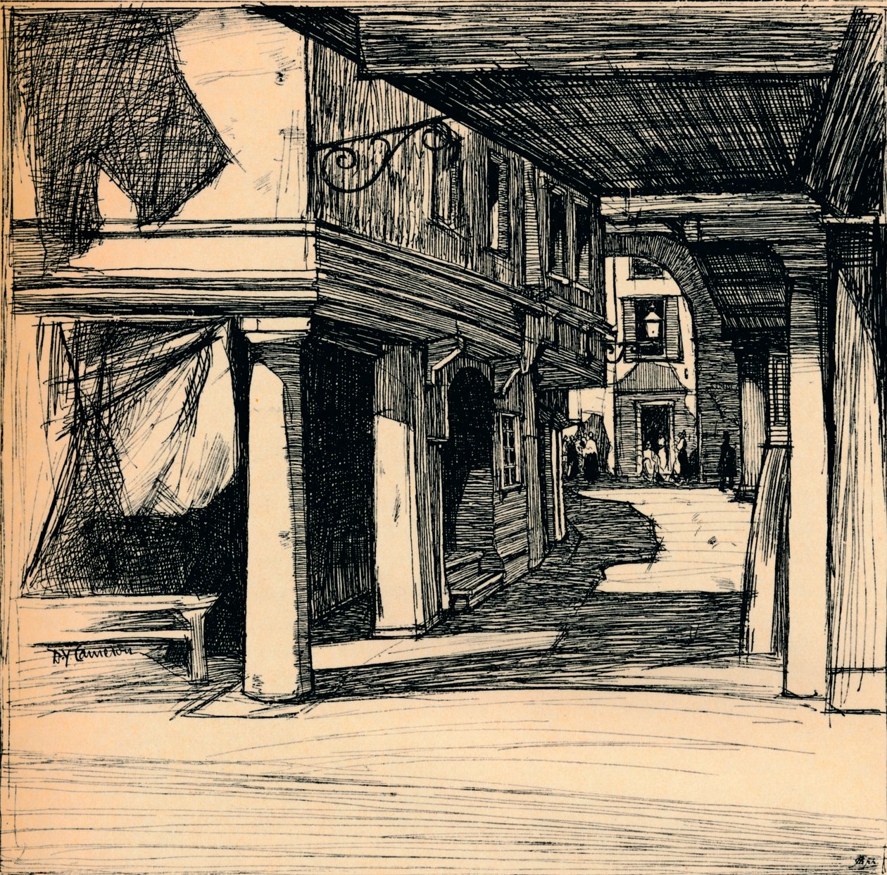 Venedik Caddesi, 1900 by David Young Cameron