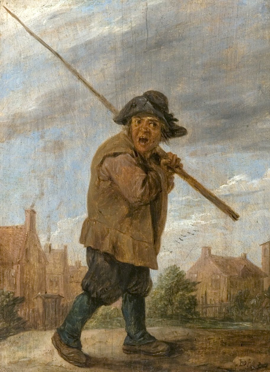 Direk Taşıyan Köylü by David Teniers the Younger