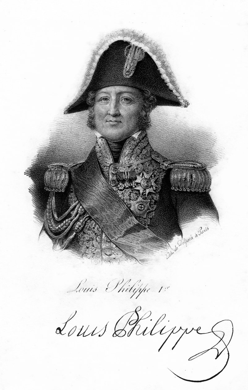 Louis Philippe I, Fransa Kralı, 19. yüzyıl. by Delpech