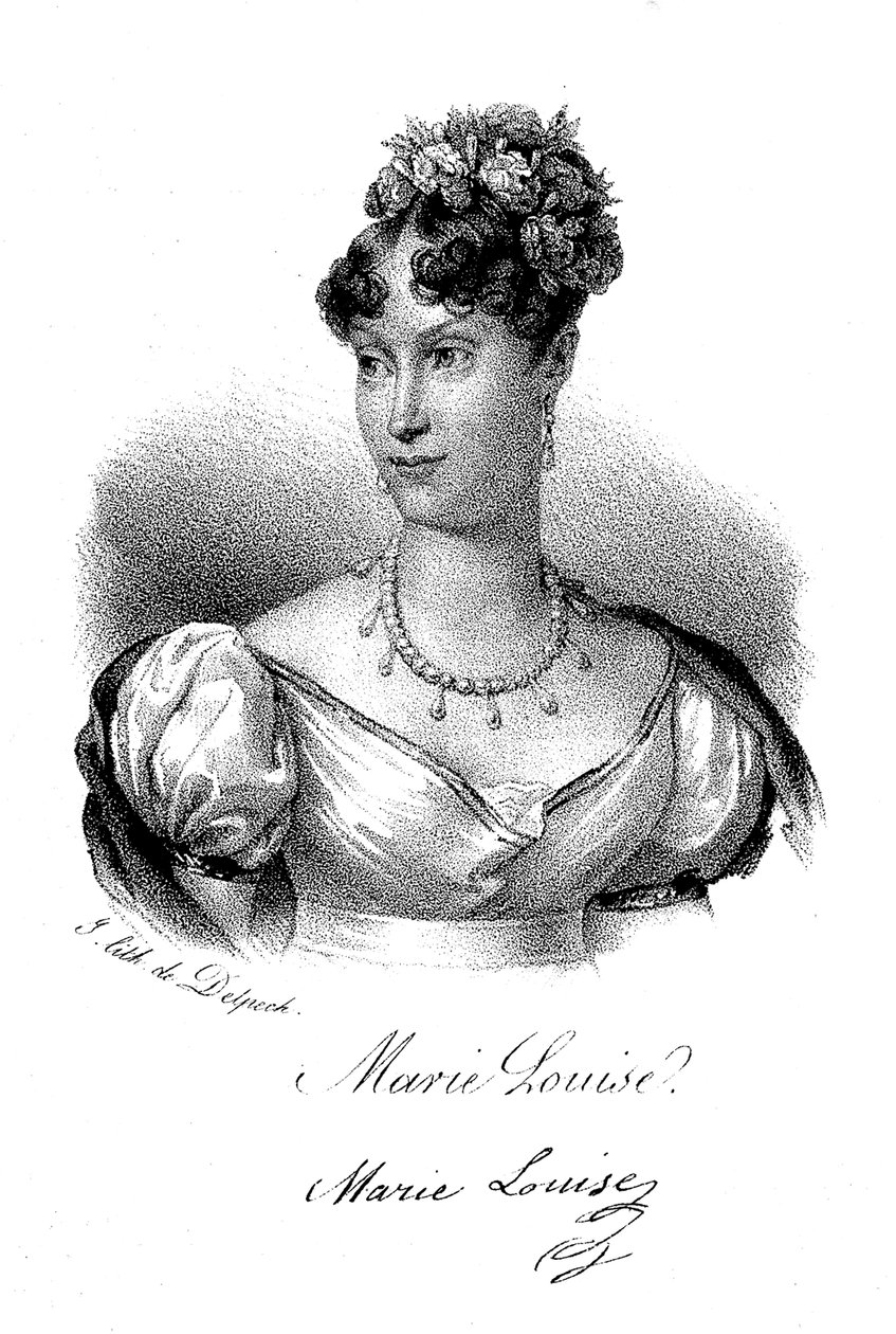 Marie-Louise, Fransız İmparatoriçesi, c1830 by Delpech