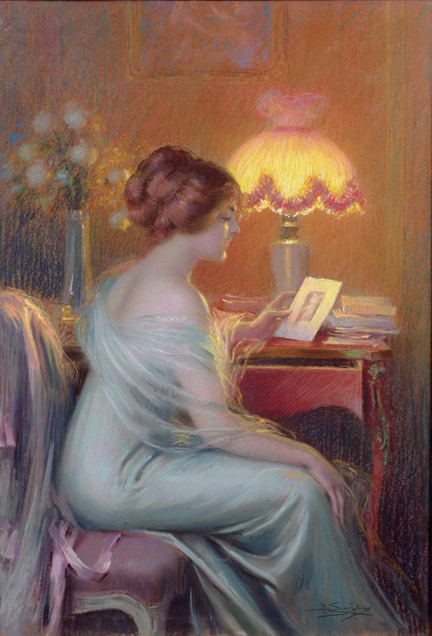 Anılar (kağıt üzerinde renkli pastel) by Delphin Enjolras