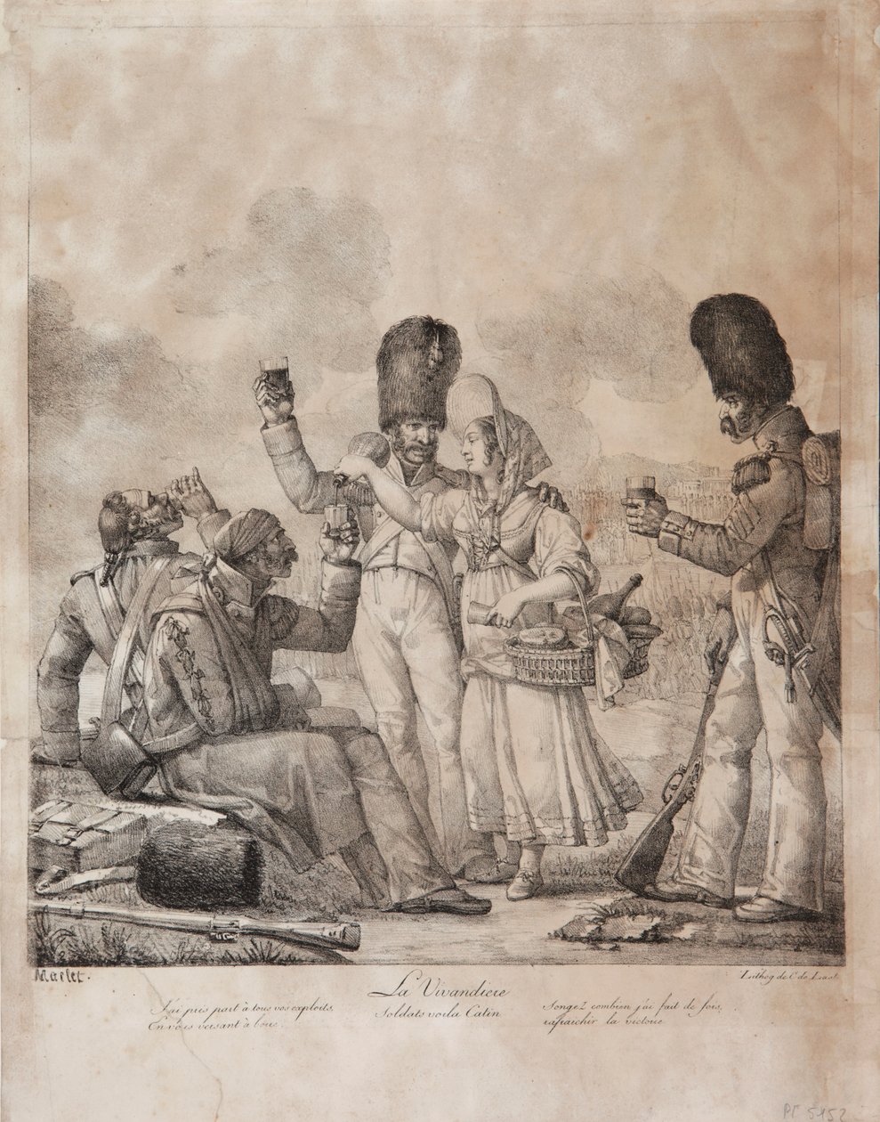 Vivandière by Denis Auguste Marie Raffet
