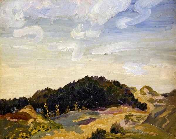 Manzara (gemide yağ) by Derwent Lees
