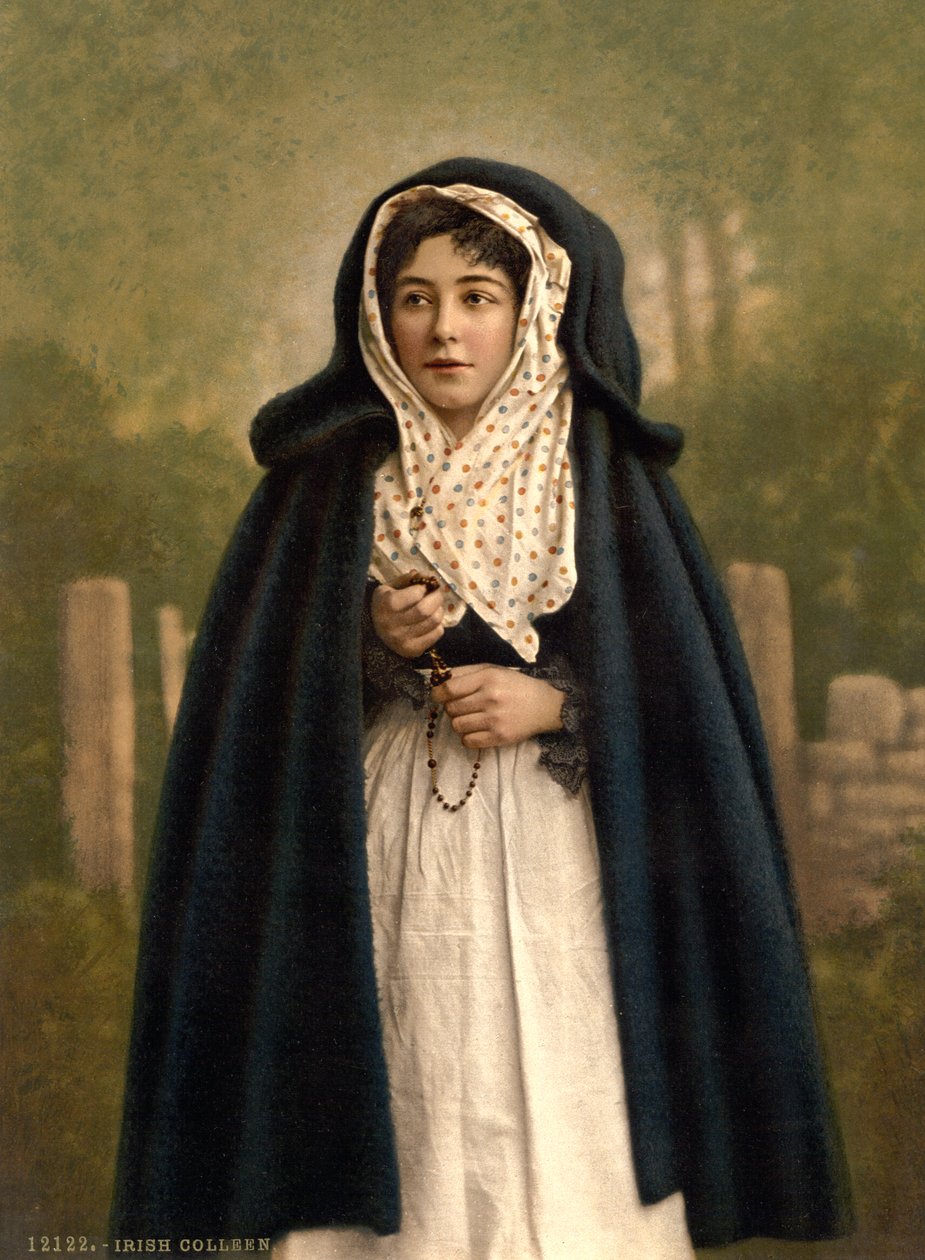 İrlandalı Colleen, 1890 by Detroit Photographic Co.