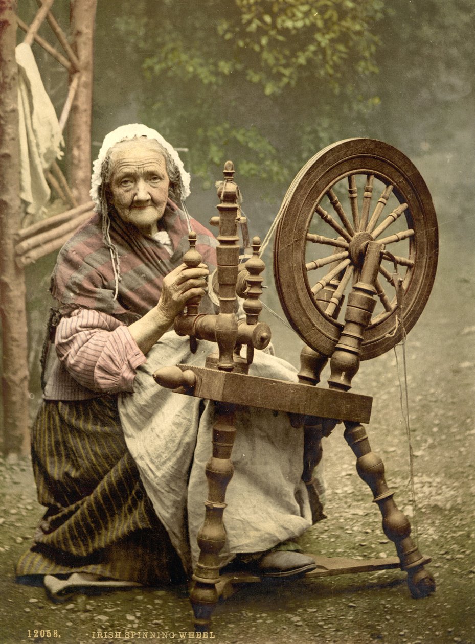 İrlandalı Çıkrık İlçe Galway, 1890 by Detroit Photographic Co.