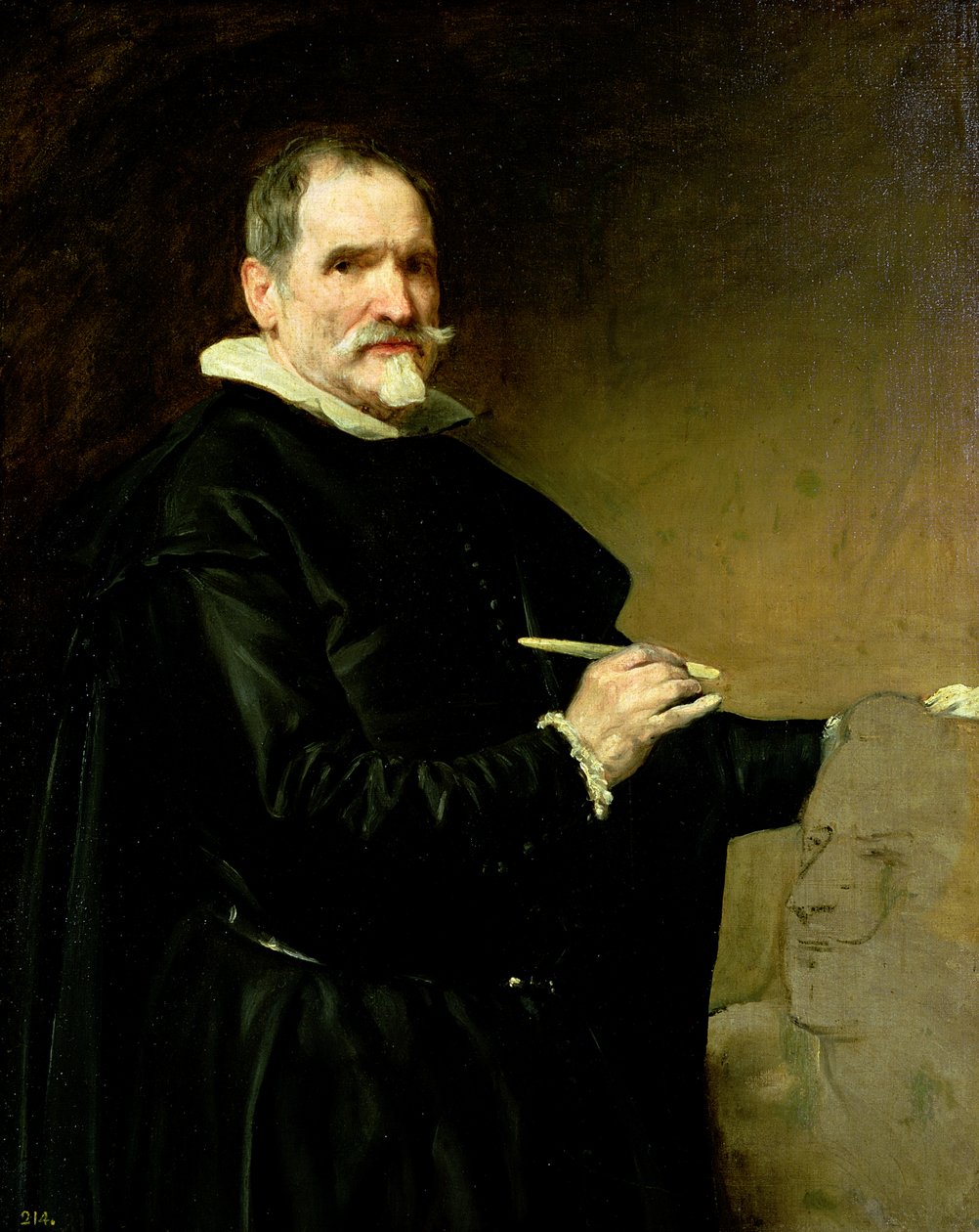 Heykeltıraşın Portresi, Juan Martinez Montanes (1568-1649) 1635 by Diego Velázquez