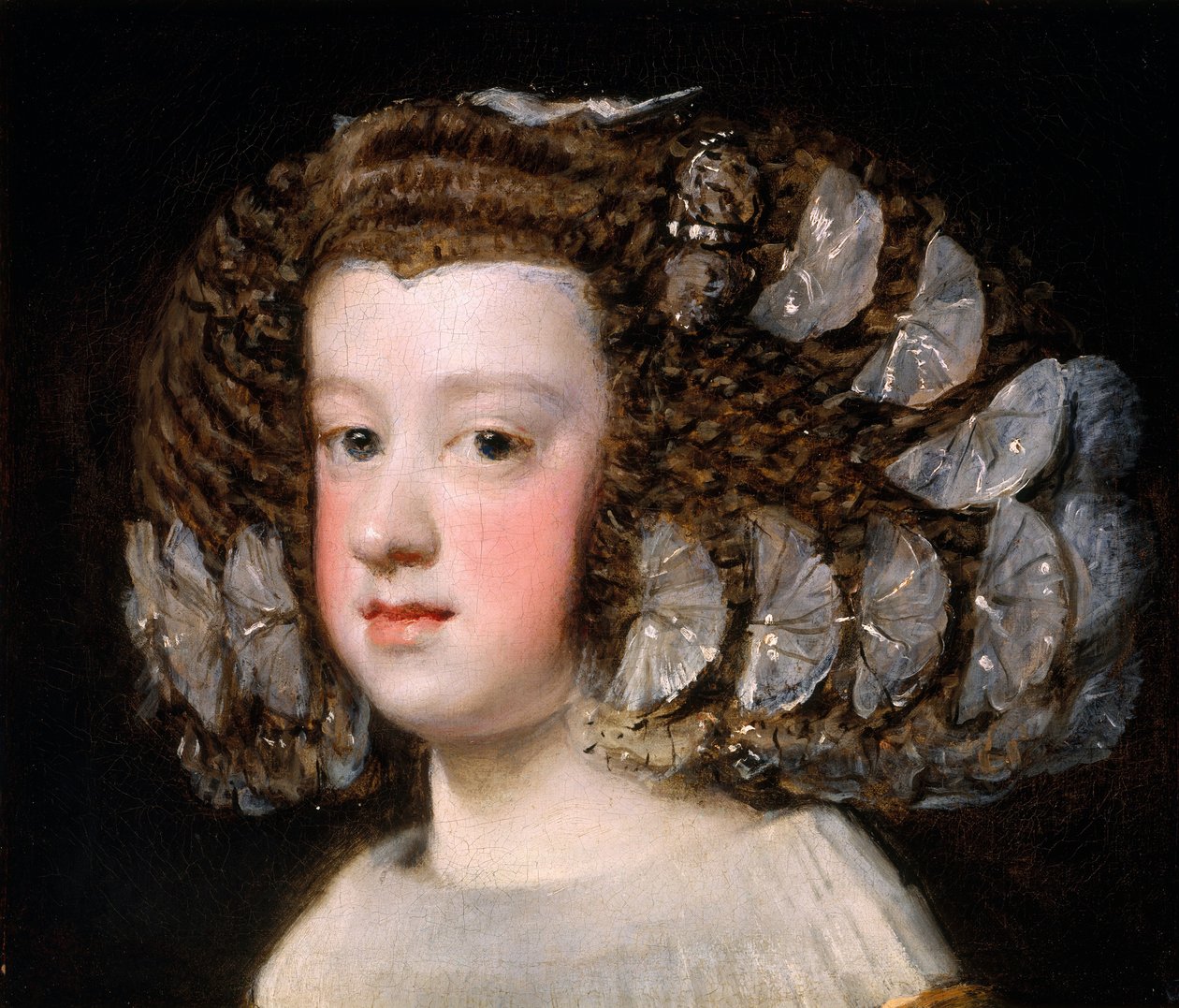 María Teresa 1638-1683, İspanya İnfantası, 1651-54. by Diego Velázquez