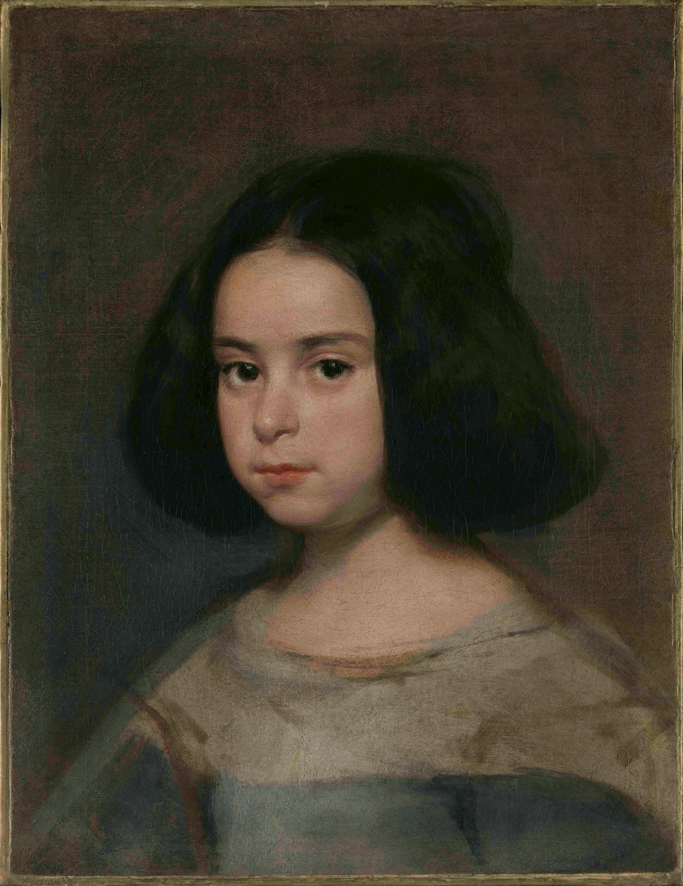 Bir kızın portresi, yaklaşık 1639-1641. by Diego Velázquez