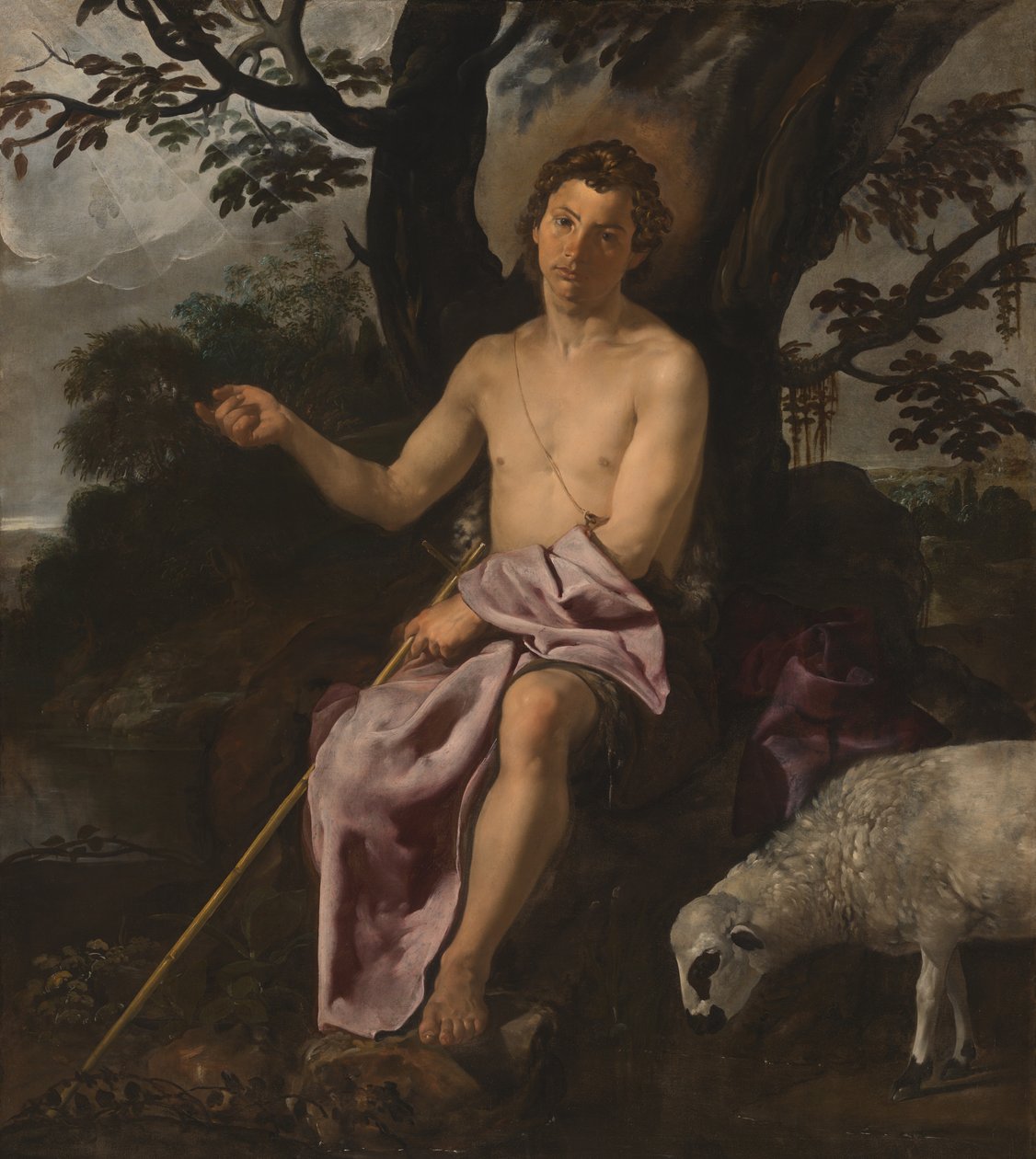 Vahşi Doğada Vaftizci Yahya by Diego Velázquez