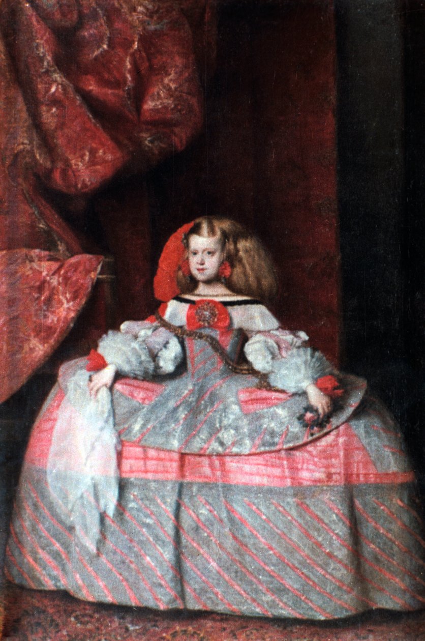 Avusturya İnfanta Don Margarita, c1660. by Diego Velázquez